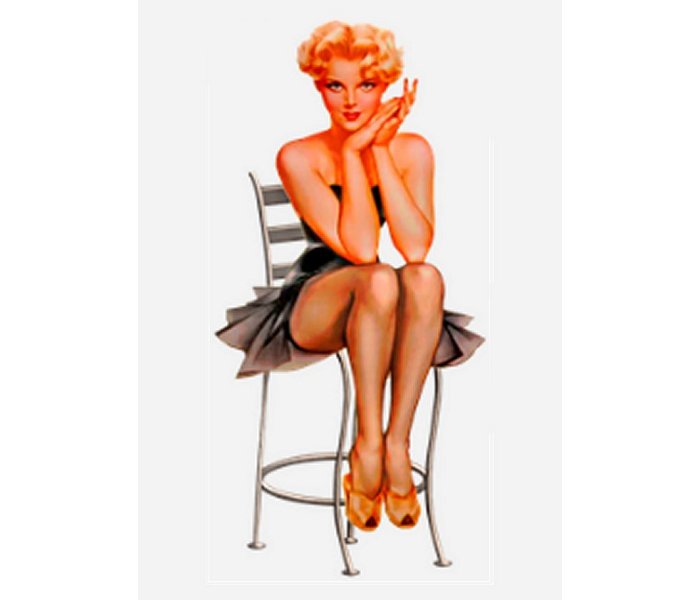 Retro Pin Up Girl 7